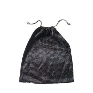 Gucci Vintage GG Monogram Drawstring Dust Bag Pouch Made in Italy